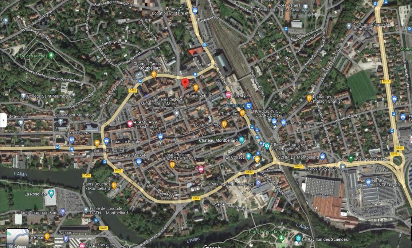 Studio De 30M² Hypercentre Tres Calme Montbéliard Zewnętrze zdjęcie